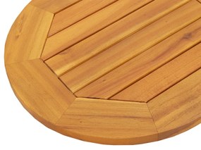 Asztallap 80x40x2,2 cm Ovális Tömör Fa Akác