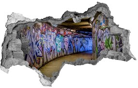 Fali matrica lyuk a falban Graffiti a metróban nd-b-104211648