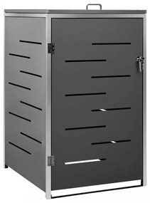 acél tároló gurítható szemeteskukához 69 x 77,5 x 112,5 cm