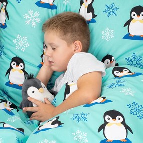 4Home Arctic Friends gyerek pamut ágyneműhuzat, 140 x 200 cm, 70 x 90 cm