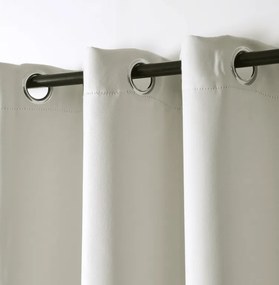 Fehér-krémszínű OXFORD függöny 140x270 cm Felfüggesztés: Hullámos sínszalag