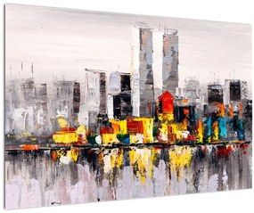 Kép - A nagyváros festménye (90x60 cm)