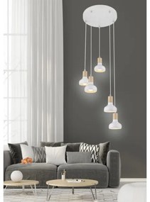 Csillár zsinóron PUERTO 5xE14/40W/230V