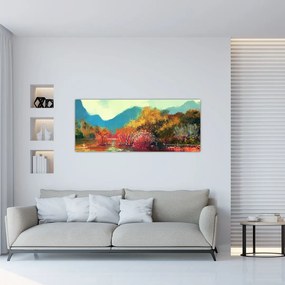 Kép - őszi színek (120x50 cm)