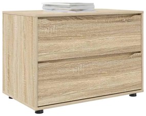 vidaXL Tárolószekrény Sonoma tölgy 80 x 48 x 57 cm Faanyag