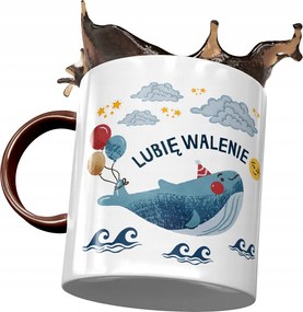 Bordó Bögre Vicces Szeretem a Cetekerezést Nyomtatott Fotóval