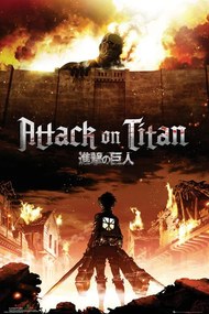 Plakát Attack on Titan (Shingeki no kyojin) - Key Art