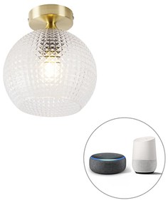 Okos Art Deco mennyezeti lámpa rézzel, beleértve a Wifi A60-at - Sphere