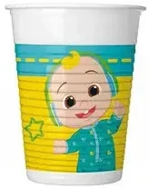 CoComelon Music műanyag pohár 8 db-os 200 ml
