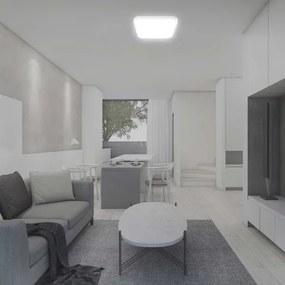 LED Fürdőszobai mennyezeti lámpa LED/18W/230V 6500K IP44 25x25 cm fehér