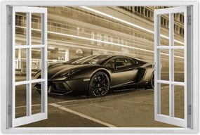 Poszterek 90x60 Szépia sportautó