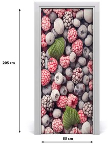 Ajtóposzter öntapadós fagyasztott gyümölcs 75x205 cm