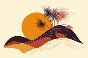 Poszter 45x30cm Napsütötte horizont