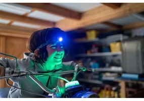 Ledlenser KIDCAMP6 RAINBOW - fényerőszabályozható hordozható LED-lámpa, 3xAAA, IP44, kék