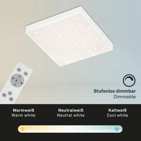 Briloner 7381-016 - LED Dimmelhető mennyezeti lámpa STARRY SKY LED/15W/230V + távirányító