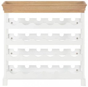 fehér MDF borszekrény 70 x 22,5 x 70,5 cm