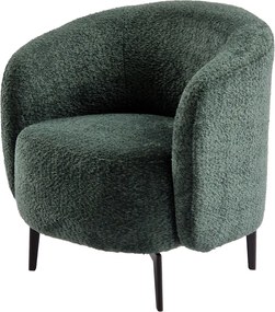 Fotel, zöld/fekete, PRESO