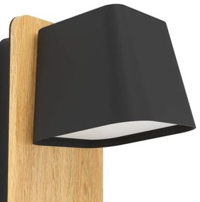 Eglo 390009 - Fali lámpa RUSCIO 1xE27/40W/230V fekete/barna