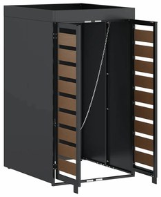 Hulladékgyűjtő tároló virágcserép tetővel 240L-es kukához