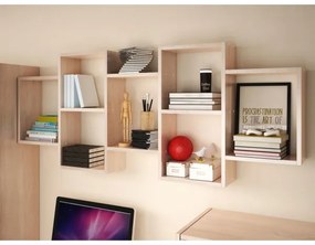 Fali polc TRIO 65x161 cm sonoma tölgy