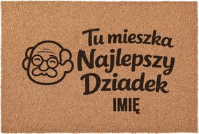 Lábtörlő Személyre szabott Nagypapa Napja Ajándék Kókusz 60x40