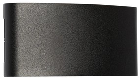 Kültéri fali lámpa fekete LED-del 6-lámpás IP54 - Silly