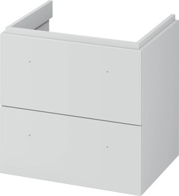 Cersanit Larga szekrény 59.4x44.4x57.2 cm Függesztett, mosdó alatti szürke S932-072