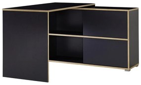 Íróasztal tölgyfa dekorral 120x120 cm Slide - Germania