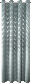 Készfüggöny 140x250 gurulós bársony, ezüst tengeri mintával