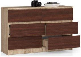 Komód Kapil (szonoma tölgy + wenge). Akció -18%. 1069024