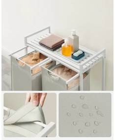 REX fehér szennyeskosár