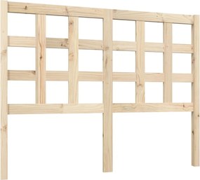 vidaXL tömör fenyőfa ágyfejtámla 125,5 x 4 x 100 cm