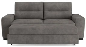 COMO háromszemélyes ággyá nyitható kanapé — sötétszürke