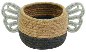 Textil játéktároló kosár ø 15x15 cm Baby Bee – Lorena Canals