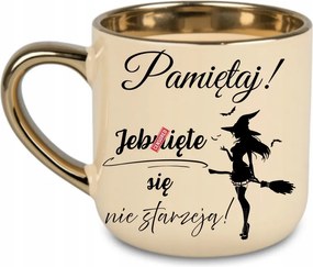 Elegáns bögre Ne feledd, a nem öregszenek Ajándék 400 Krémszínű