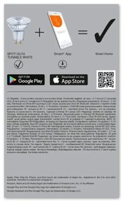 SET 3x LED fényerő-szabályozós izzó  SMART+ GU10/5W/230V 2700K-6500K - Ledvance