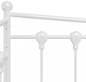 fehér fém kanapéágykeret 90 x 200 cm