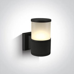 ONE LIGHT 67094-B TUBE LIGHTS Modern Kültéri Fali Lámpa Fekete E27 IP44