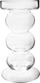 Üveg Gyertyatartó kétoldalas