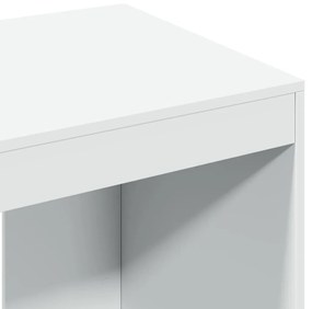 fehér szerelt fa irodai asztal 103,5 x 56,5 x 94 cm