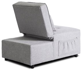 Ágyazható Fotel Szürke Színben. IBERIS 67 cm