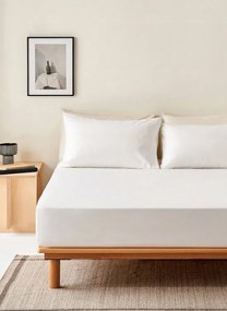 Gumis Lepedő Fehér Sima 138X190CM V9F