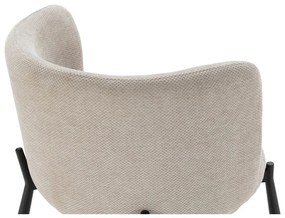 Bézs kárpitozott étkezőfotel szett 2 db-os Ginny – MOME