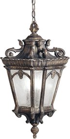 ELSTEAD KL-TOURNAI8G-XL TOURNAI Kültéri Függő Lámpa Antik Sárgaréz IP44
