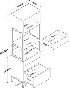 Jeky White szekrény