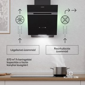 Klarstein Alina páraelszívó, 40 cm, 570 m³/h, Csendes, EEK A