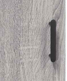 2 db szürke sonoma színű fali szekrény 69,5 x 34 x 90 cm