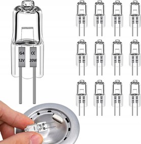 Halogén Izzó Halogén Jc G4 20W/12V Izzó 12 db