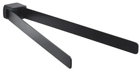 Gedy PIRENEI 36 cm forgatható falra szerelhető törölközőtartó, matt fekete