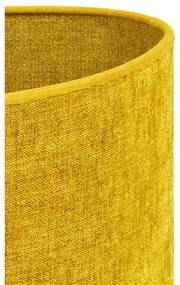 Duolla - Asztali lámpa OVAL 1xE27/15W/230V átm. 30 cm barna